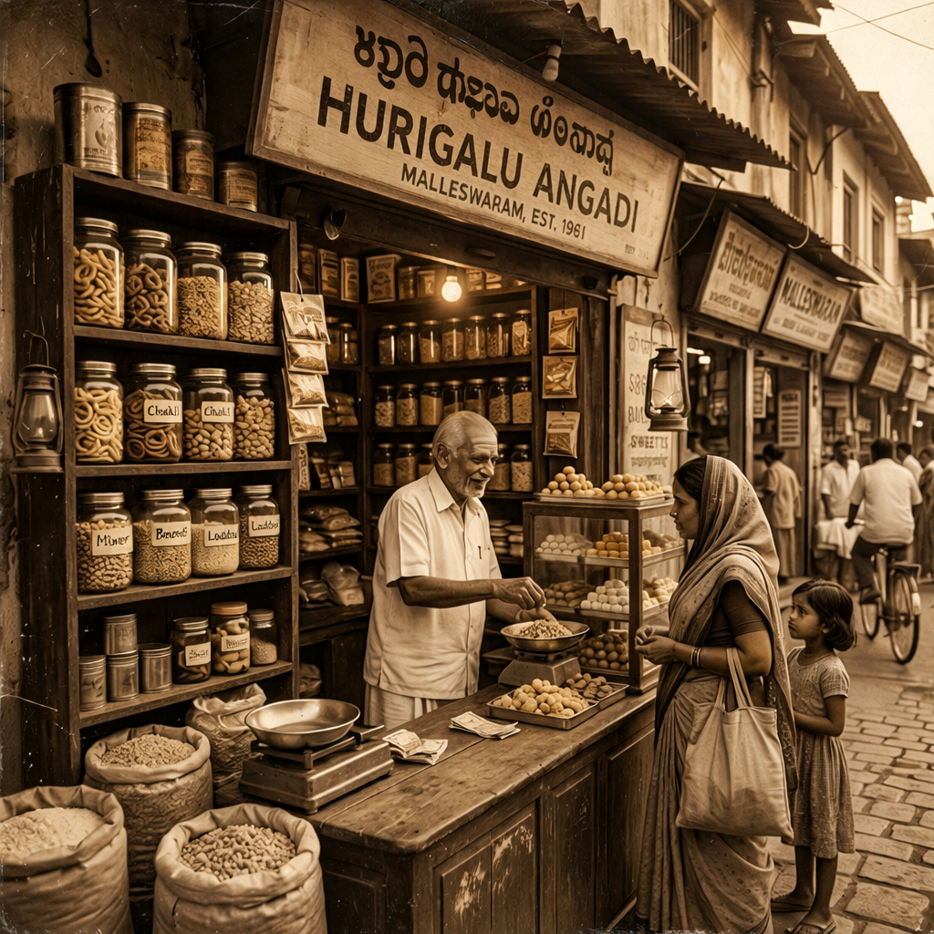 Vintage Malleswaram Shop 1961